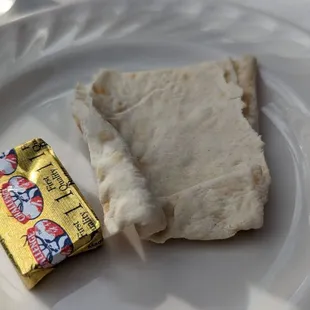 Complimentary flatbread