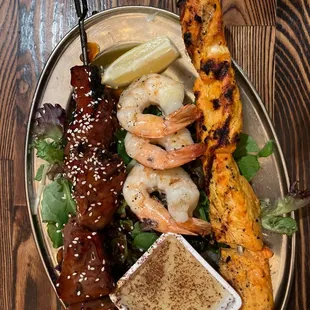 Skewer sampler.