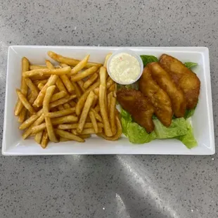 fish and chips, food