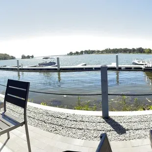 Lake view from outdoor view sting area