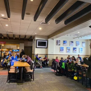 Ski Hill Grill seating area