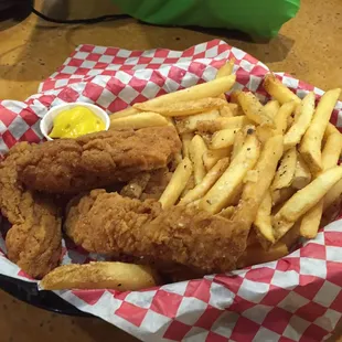 $12.99 chicken fingers basket