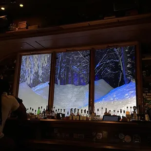 Great fake bar windows