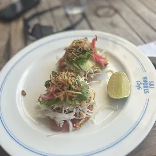 Ahi tostadas