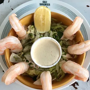 grilled and boiled shrimp