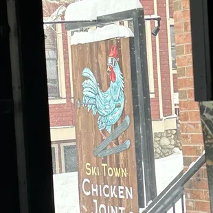 The very cool sign out front