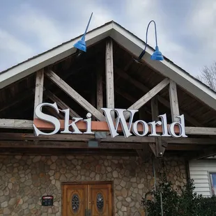 This is the entrance to the business.