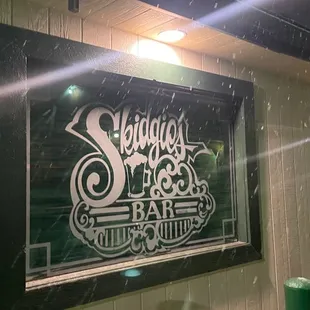 a sign on the side of a building