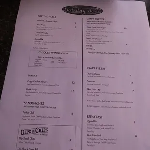 Limited menu. Good stuff.