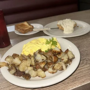 Chicken Fried Steak and Eggs Special