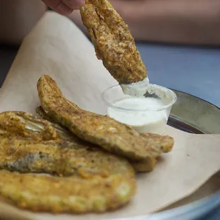 Fried Pickles - IG: @nelson_eats