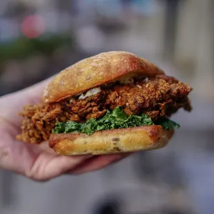 Fried Chicken Sammy - IG: @nelson_eats