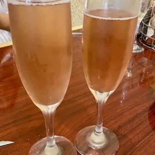 Cranberry Mimosas