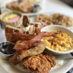 Chicken and waffles