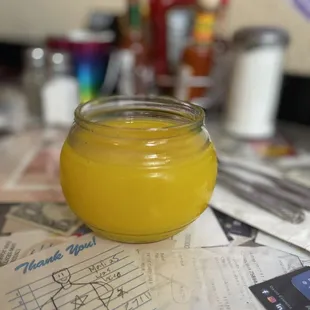 Freshly squeezed orange juice