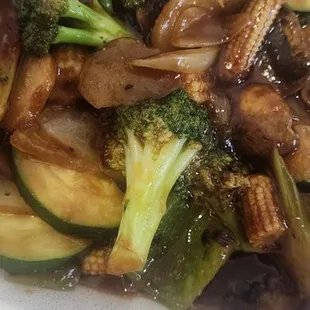 Veggies in Szechuan sauce