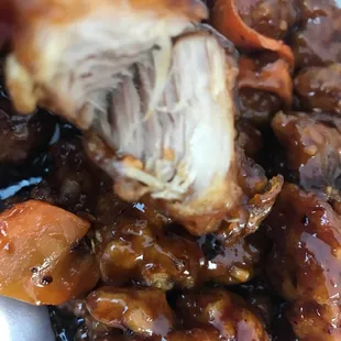 A yelpsterreview said mystery meat....taste like chicken to me
