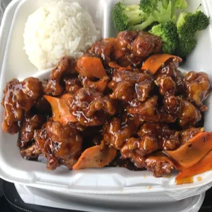 General Tso chicken 10.50