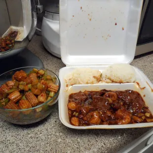 If it was a vegetarian dish, it shouldn&apos;t have been named Szechuan SHRIMP and BEEF!!!