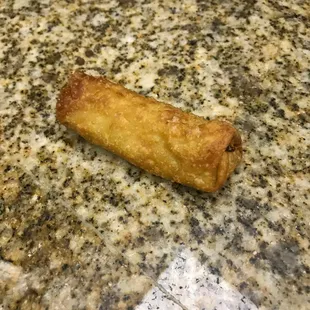 Egg roll...taste starchy by filling ok.
