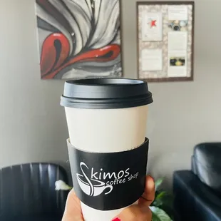 Hot Vanilla Matcha Latte