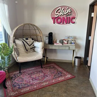 Front entrance. Waiting area.