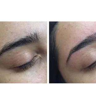 Eyebrows clean up