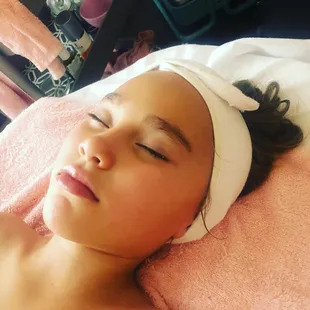 Princess Facial for ages 8-12 years of age.