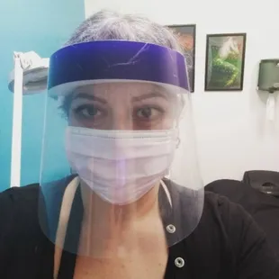 Ready to treat clients! All safety precautions in place!