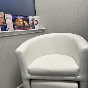 Your comfort matters to us! Sit back, relax, and let's discuss your personalized path to glowing confidence!