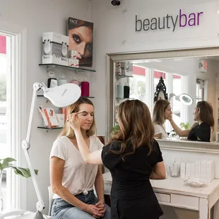 Brow Make-Over. Our Brow Expert will create beautiful brows using eyebrow pencils, powders, highlighters and gel.