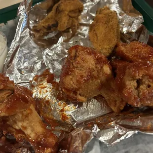 Cajun and BBQ Wings