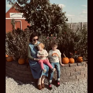 A flower bed photo near the entrance of Skinny bones