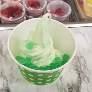 Green Apple Frozen Yogurt