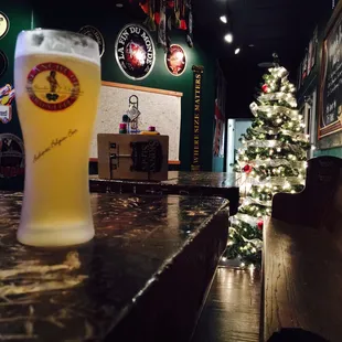 Christmas season 2015 @ Skinny Slims. Cozy. Kinda like my family room, but more awesome.