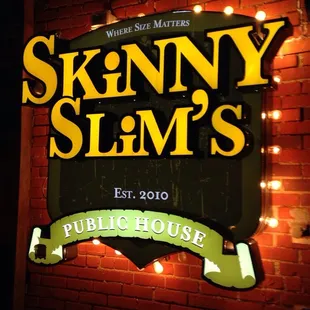 a sign for a public house