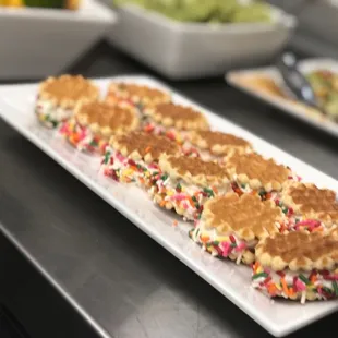 Baby shower- Mini ice cream sandwiches