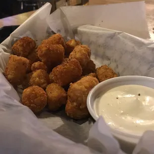 Cajun tater tots