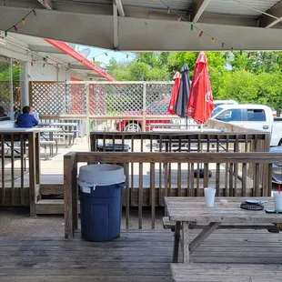 Nice outside patio area