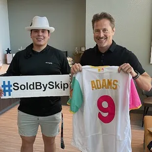 Closing day for a Hockey Player and ME the baseball player REALTOR!