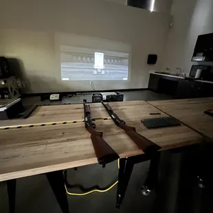 Virtual target shooting