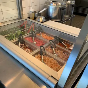 interior, salads