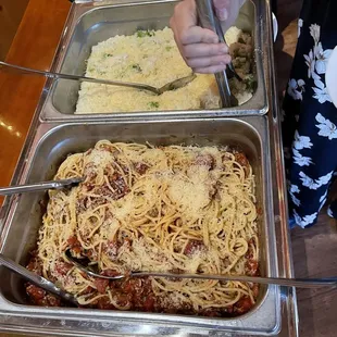 Spaghetti and Risotto