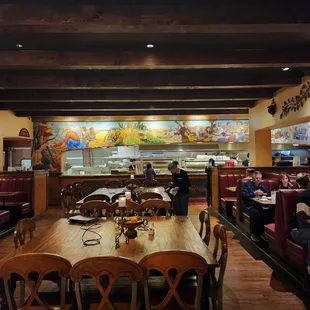 Dinning room, big table mad e for our group of 20