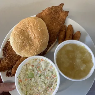 Fish Sandwich Plate