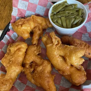 Everyday - Fish and Chips with green beans