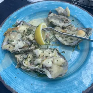 Crab Crusted Oysters