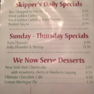 Menu Page 4 -- Feb 2019