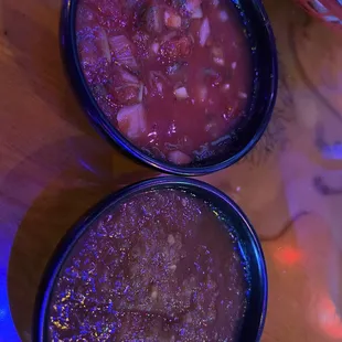 Homemade salsas....so good!