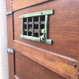 Duke the Dragon trying to escape the store room.